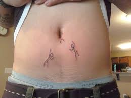 Maybe Some Lint Will Cushion Their Fall Stick Figure Tattoo Belly Button Tattoos Tattoo Fails
