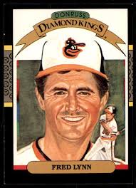 1986 Donruss Diamond Kings Fred Lynn #9