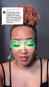 Replying to @myeashachante my definition of preshower makeup☺️ #beautytok  #makeuptiktoks #makeuptrends #makeupinspo #preshowermakeup