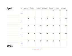 Doc for ms word pdf for adobe acrobat and jpg for image viewer. April 2021 Printable Calendar Free Download Monthly Calendar Templates