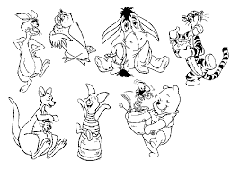 Winnie Pooh Und Freunde Malvorlagen Coloring And Malvorlagan