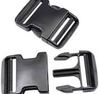 51mm Double Buckles Adjustable Quick Release Buckles 51mm Wide 2 Pack Extra  Thick Military Grade Plastic Clips Heavy Duty Backpack Buckle Replacement,  ...