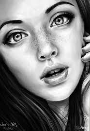 Start to coloring, use brush tool and fill tool to. Pencil Portrait Mastery Penci Art Drawings Female Faces Discover The Secrets Of Drawing Realistic Pencil Pencil Portrait Woman Face Pencil Drawings