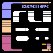 Lcars Vector Shapes By Retoucher07030 Vector Shapes Star Trek Decor Star Trek Borg