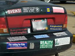 Perhaps your month sticker got stolen, or maybe it's just faded and ruins your vehicle's appearance. Pros And Cons Of Putting Bumper Stickers On Your Car The Tangential