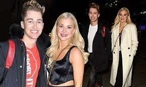 Help us build our profile of a.j. Strictly S Aj Pritchard Puts On A Cosy Display With Girlfriend Abbie Quinnen Daily Mail Online