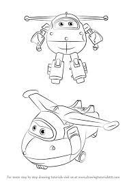 Learn How To Draw Jett From Super Wings Super Wings Step By Step Drawing Tutorials Coloring Books Drawings Stitch Coloring Pages