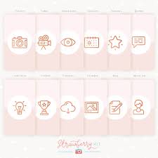 (stories, highlights, video, photo, avatar). Symbol Instagram Highlight Icons Inspiration Novocom Top