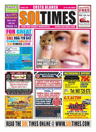 Sol Times Issue 212 Almeria Edition by nigel judson
