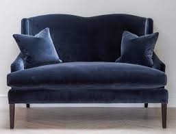 Disclosure of condition is vital. Blue Velvet Camel Back Sofa Made To Order Mtd