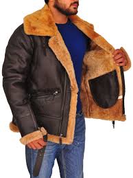 Men Aviator B3 Bomber Shear Leather Jacket Men Jacket Mauvetree Leather Jacket Mens Outdoor Jackets Leather Jacket Men