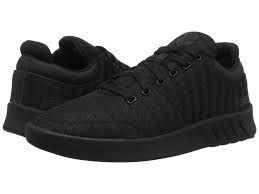 Black And White Tennis Shoes Womens K Swiss Aero Trainer T In Black White Modesens White Tennis Shoes Womens Black And White Sneakers Black And White Shoes