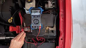 The solution will cleanse the inside of the batteries. How To Test A Car Battery S Voltage With A Multimeter Autozone