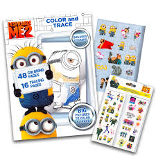 Coloring pages of the movie despicable me. Despicable Me Minions Coloring Book With Stickers Over 200 Minions Stickers Buy Online In Burkina Faso At Burkinafaso Desertcart Com 21006560