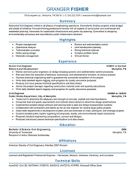 Plenty of civil engineer resume examples and templates you can use to make your next career move. Best Civil Engineer Resume Example Livecareer
