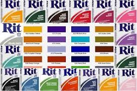 Details About Rit Dye Powder Fabric Dye Many Colors Available 1 1 8 Ounce Each Box