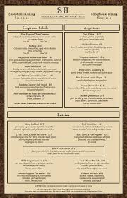 Black Blue Steak And Crab Buffalo Ny Shepherd S Hollow Golf Club 2014 Dinner Menu One Michigan S Most Beautiful Golf Course Destinations Mango Slaw Appetizer Salads Buffalo Chili