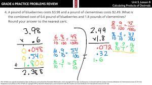 Unit c homework helper answer key. Grade 6 Unit 5 Lesson 8 Practice Problems Youtube
