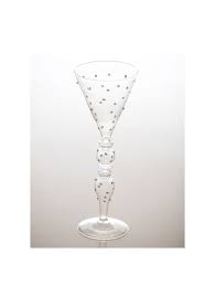 Joyjolt afina stemless martini glasses, 8 oz cocktail glasses set of 4. Gatsby Wine Glass Gold Dots Hand Blown Brass Burl