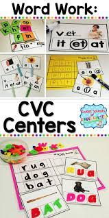 These Cvc Centers And Games Are Perfect To Use All Year Long To Keep Students Engaged And Working On Readi Word Work Word Work Kindergarten Word Family Centers