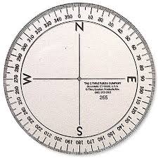 Printable 360 Degree Compass Protractor Compass Smart Board