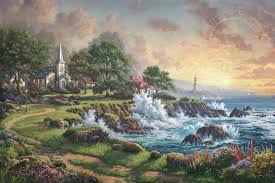 Check spelling or type a new query. The Village Lighthouse Puzzle 1000piece Puzzle Ceaco Thomas Kinkade Jigsaw Puzzles