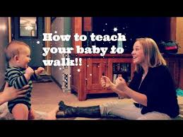 Your baby will first learn to walk while holding onto furniture. How To Teach Your Baby To Walk Youtube