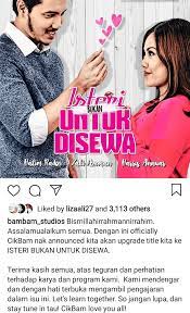 Nur offers a renting service that no one else has ever created. Drama Isteri Bukan Untuk Disewa Nieyl S Life Story