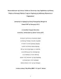Pdf Nasyonalisasyon Ng Kultura Pulitika At Ekonomya Ang Paglalakbay Ng Wikang Filipino At Bansang Pilipinas Tungo Sa Paglinang Ng Adhikaing Pilipinismo At Pagpapalaya Jonathan V Geronimo Academia Edu