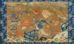 Ancient chinese embroidery was crafted using silk, because spinning from silkworms had already been mastered. Kesi Chinese K O Ssu Tapestries Nazmiyal Antique Rugs