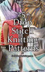 Your patterns stored in one place. Drop Stitch Knitting Patterns In The Loop Knitting