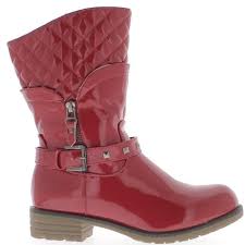 Retrouvez toutes les tendances parmi nos magasins de chaussures partenaires. Bottes Femme Rouges Vernies A Talons De 4cm Fourrees Rouge Cdiscount