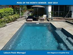 Elegance Graphite Grey Leisure Pools Backyard Pool Landscaping Small Pool Design