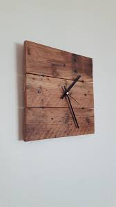 Wall Clock Wooden Wall Clock Reclaimed By Spudscreativeasylum Wall Clock Wooden Diy Clock Wall Rustic Wall Clocks