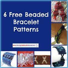 Elle bijoute 3 et mes deux mains with images native. 6 Free Beaded Bracelet Patterns Allfreejewelrymaking Com