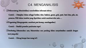 Contoh soal c1 c2 c3 c4 c5 c6. Pembuatan Soal Hots High Order Thinking Skill Berdasarkan Taksonomi