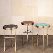 Sedona Side Table By Kelly Wearstler Wood Night Table Interior Design Elements Marble Side Tables