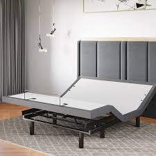 Framed in exotic bamboo, the platform bed's upholstered headboard in soft woven fabric brings a sense of refined luxury to the bedroom. 26 Of The Best Bed Frames You Can Get On Amazon