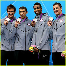 Vincent hancock, a veteran in the. U S Men S Swimming Team Wins Silver In 4x100m Freestyle Relay Final 2012 Summer Olympics London Cullen Jones Michael Phelps Nathan Adrian Ryan Lochte U S Men S Swimming Team Just Jared