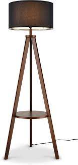 Light Society Modern Tripod Floor Lamp with Walnut Pinewood and India | Ubuy