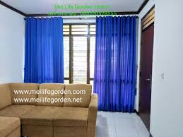 Jendela memerlukan gorden sebagai hiasan. Dekorasi Gorden Jendela Ruangtamu Gorden Warna Biru Interior Desain Surabaya