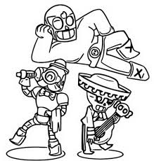 Desenhos para imprimir e colorir brawl stars. Brawl Stars Coloring Pages Print Them For Free