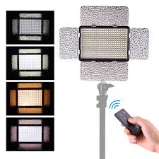 Andoer Led Video Light Photography Lamp Panel Brightness Adjustable 5500k With 3pcs Color For Canon Nikon Sony Dslr Camera Dv Camcorder Andoer Com