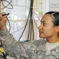 U.S. Army Staff Sgt. Summer Ramjak, medical technician,