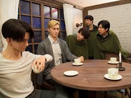 As his (japanese) voice actor is a female. Seven Anime Voice Actors Experience Universal Studios Japan S Attack On Titan Attractions Attack On Titan Attack On Titan Anime Attack On Titan Levi