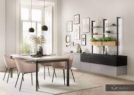 The bench*made collection of dining room furniture offers both maple and oak tables, chairs, benches and more. Nobilia Dining Room Dining Room Complete Set 303 Cm Touch 341 Stone Gr Top Shelf De