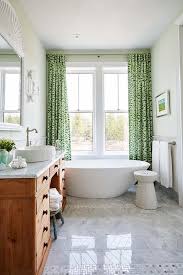 The headboard, chairs, and stool are her own designs. Sarah Richardson Bathroom Design Ideas