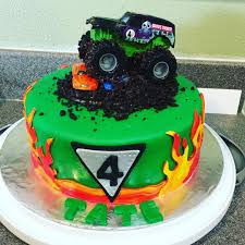 All Ready For Tates Monster Jam Amazing Cake By Desiree Togami Monste Truck Birthday Cakes Monster Truck Birthday Party Ideas Cake Monster Jam Birthday Cake