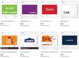 The sales associate will complete the sale, and your receipt will show the remaining gift card balance. Expired Aarp Rewards Save 24 27 On Select Gift Cards Home Depot Lowe S Wayfair Michaels More Gc Galore