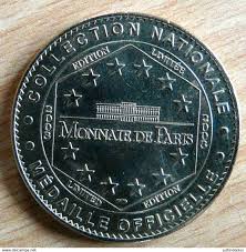 Coroane de spini purtată de hristos la răstignire, bucățele din sfânta cruce și un cui de la răstignirea lui hristos; 2003 Cathedrale Notre Dame Strasbourg 2003 Monnaie De Paris Collection Nationale Medaille Officielle Jeton Touristique